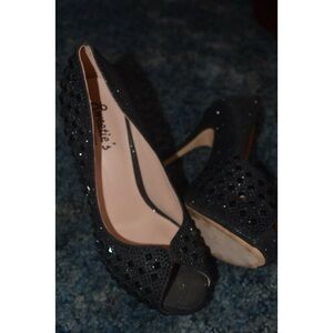 Sweetie’s black studded heels (size 8 1/2)